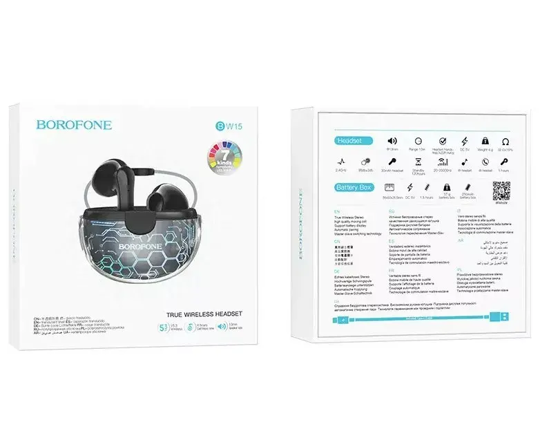Наушники Borofone BW15 TRUE Bluetooth handsfree TWS Photo 6