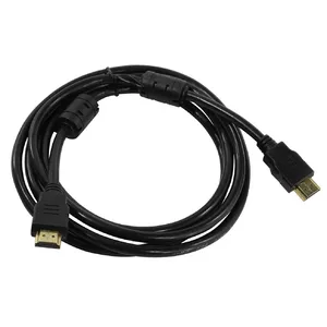 Riff HDMI Vads V1.4 Ar Interneta ar A tipa Filtru - 19/19 vīriešu/vīriešu Zelta Platted 1.5m Melns (beramā veidā)