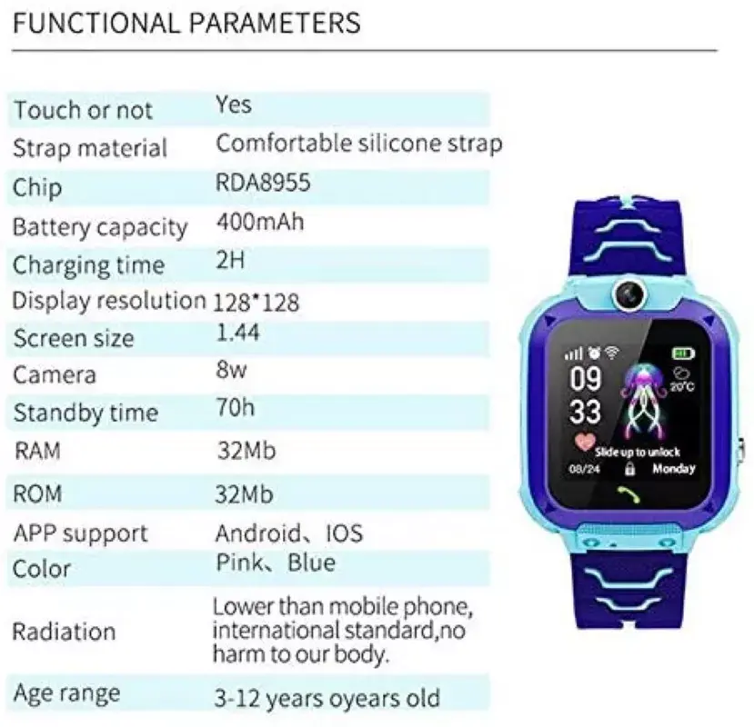 Kids GPS Tracking Watch Riff Q12 Photo 3