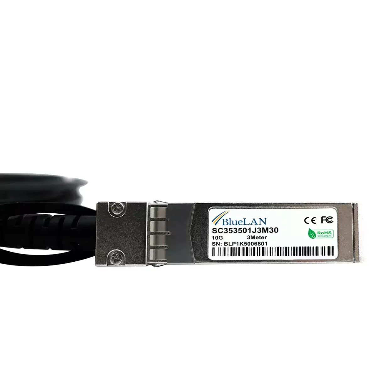 InfiniBand/šķiedru optikas kabelis BlueOptics CBL-10GSFP-DAC-2M-BL Photo 3
