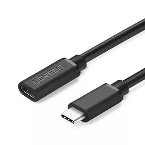 USB‑C vīrietis–sieviete pagarinātājs UGREEN ED008 0,5 m — 60W PD, atbalsta 3840×2160 video