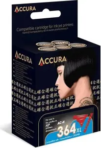Картридж чернильный Accura HP No. 364XL CB324EE черный высокого объема для принтеров HP