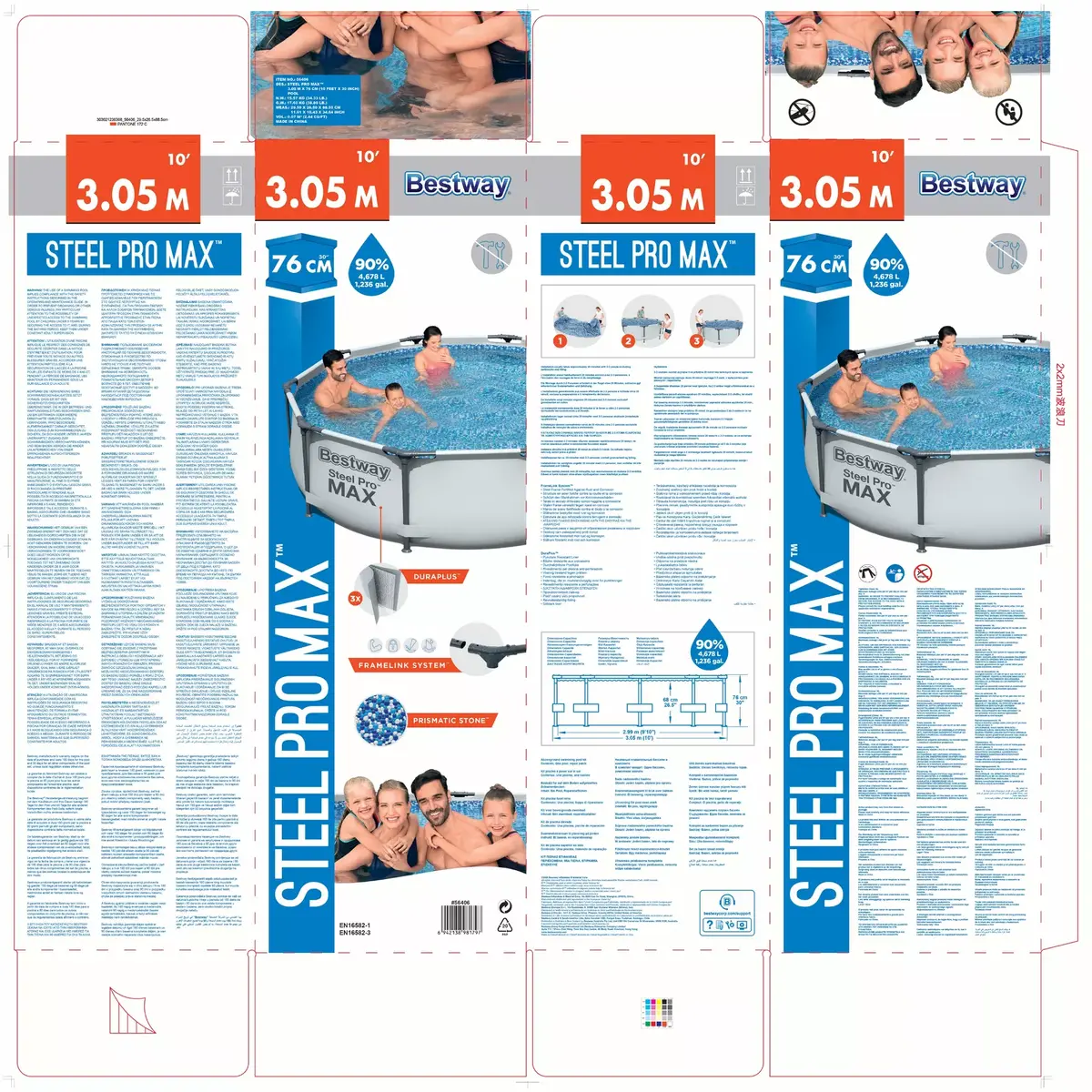 Framed pool Bestway Steel Pro 3.05 m x 76 cm Photo 7