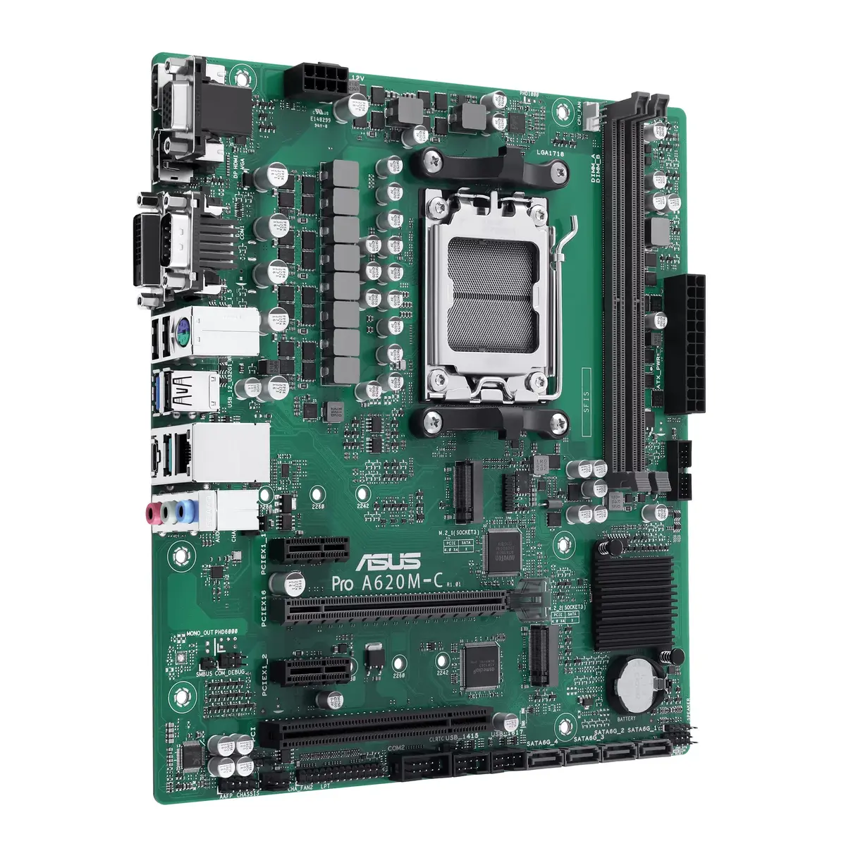 Motherboard ASUS PRO A620M-C-CSM, 90MB1F80-M0EAYC Photo 2