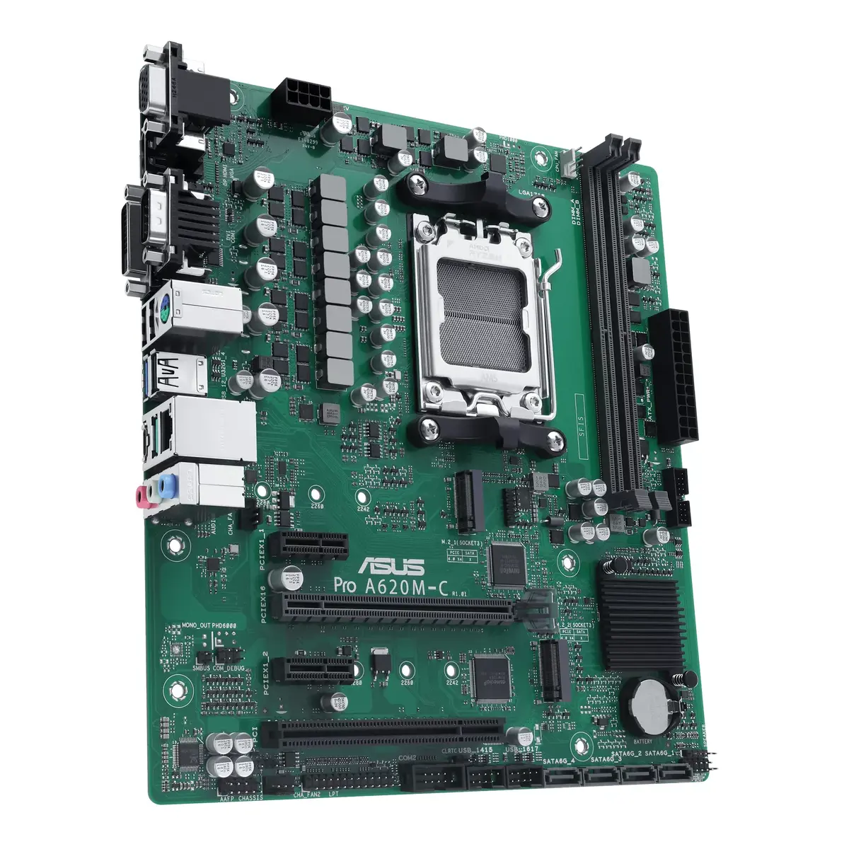 Motherboard ASUS PRO A620M-C-CSM, 90MB1F80-M0EAYC Photo 4