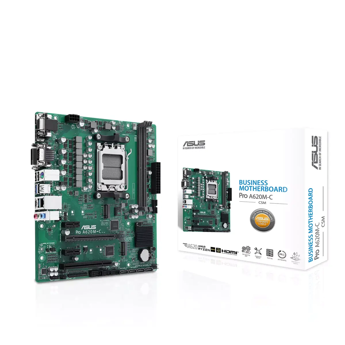 Motherboard ASUS PRO A620M-C-CSM, 90MB1F80-M0EAYC Photo 6
