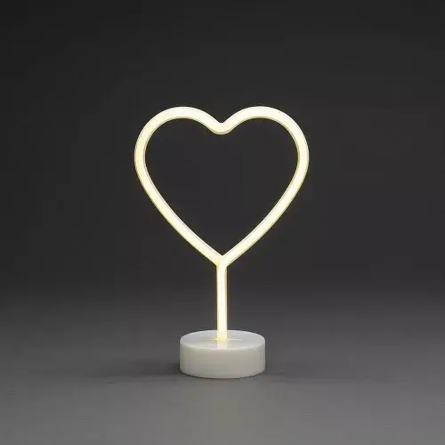 Konstsmide Heart Neon LED galda dekors 30.5 cm Photo 2
