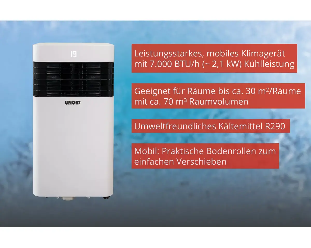 Портативный кондиционер Unold Arctic 7k Photo 2