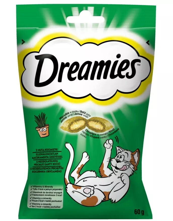 Kaķu kārumi Dreamies ar kaķumētru 60