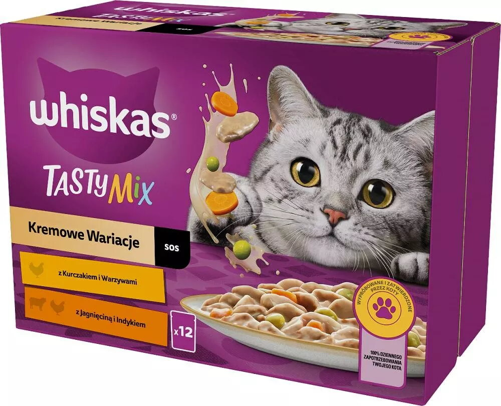 Mitrs barības produkts kaķiem Whiskas Tasty