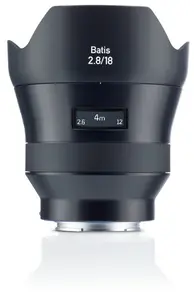 Wide-angle prime lens ZEISS Batis 2.8/18 for Sony E, 18mm, f/2.8, 77mm filter, 0.25 m close focus