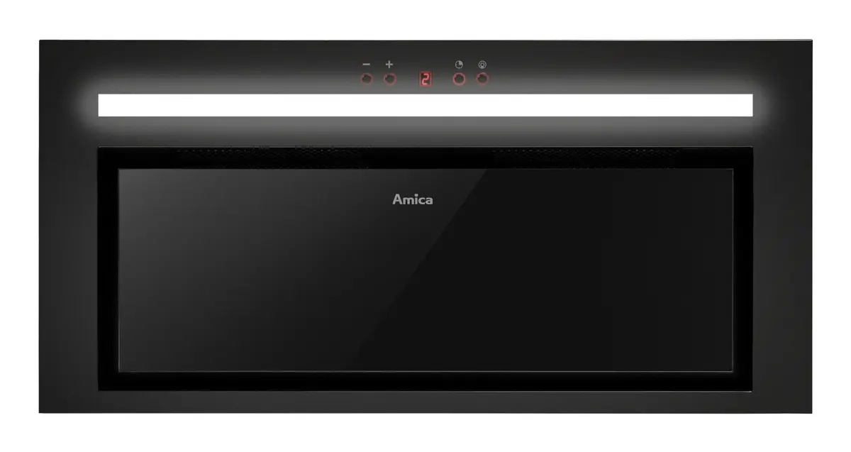 Amica OMC6451B HC Iebūvēts melns tvaika