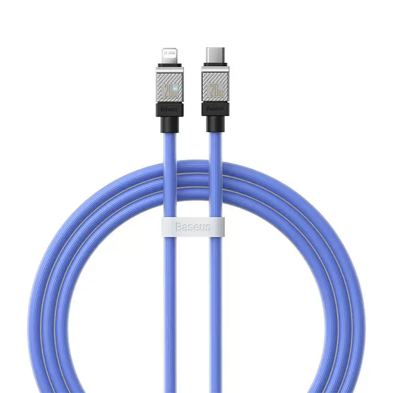 Baseus CoolPlay USB-C на Lightning 20W 1 м фиолетовый кабель Photo 3