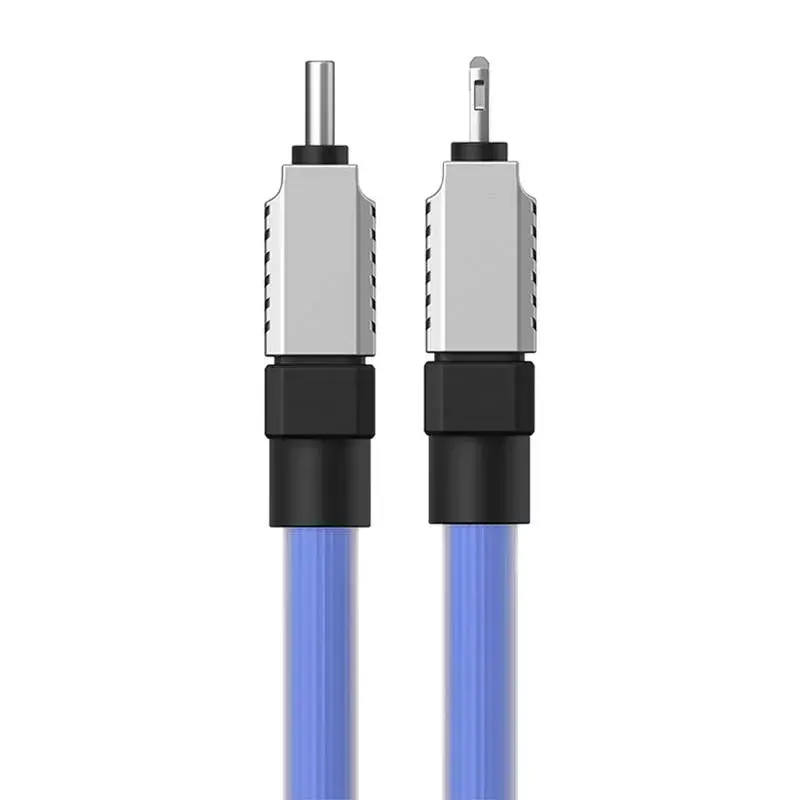 Baseus CoolPlay USB-C на Lightning 20W 1 м фиолетовый кабель Photo 5