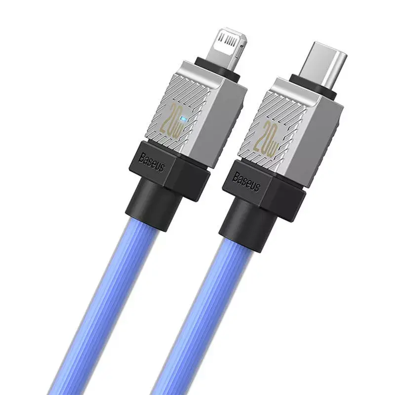 Baseus CoolPlay USB-C на Lightning 20W 1 м фиолетовый кабель Photo 6