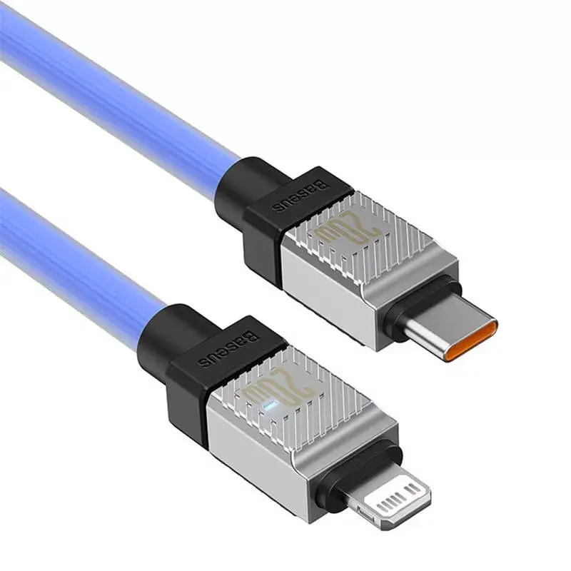 Baseus CoolPlay USB-C на Lightning 20W 1 м фиолетовый кабель Photo 7