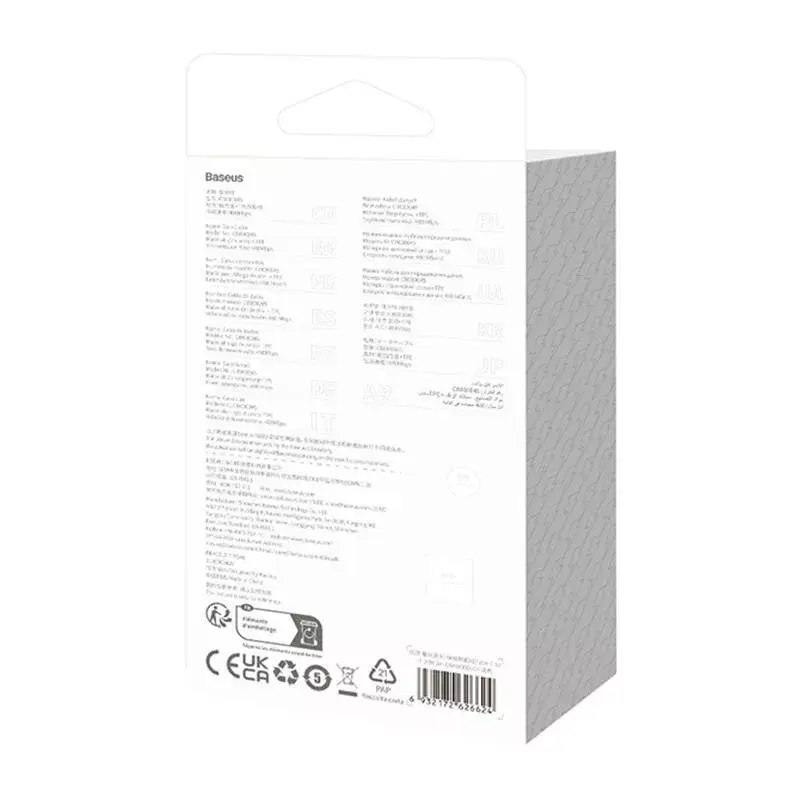 Baseus CoolPlay USB-C на Lightning 20W 1 м фиолетовый кабель Photo 10