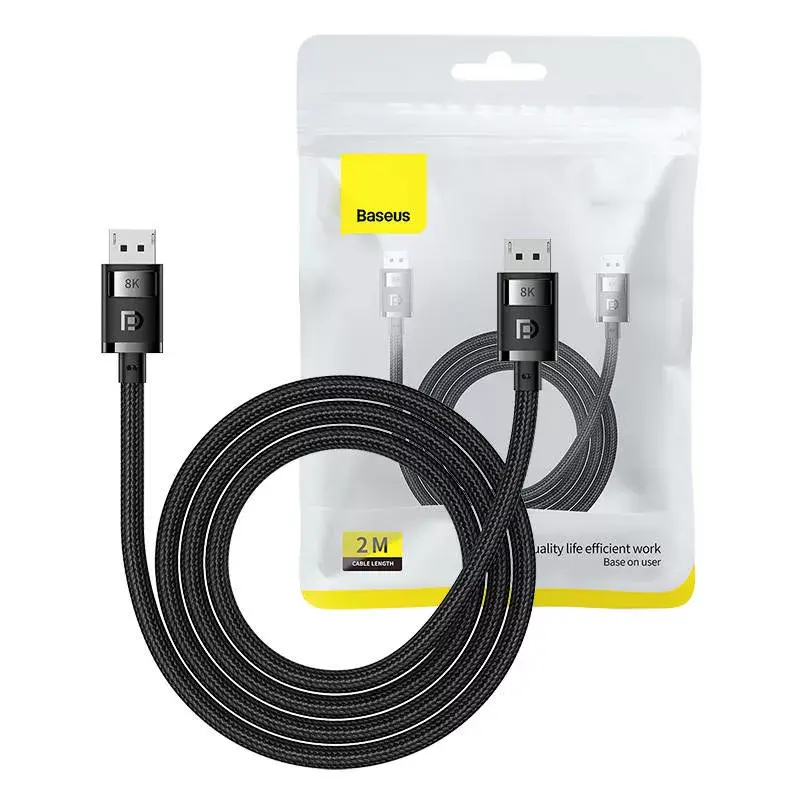 DisplayPort kabelis Baseus DP 8K uz
