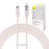 Кабель быстрой зарядки Baseus USB-A на Lightning 2м розовый Photo 2