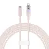 Кабель быстрой зарядки Baseus USB-A на Lightning 2м розовый Photo 4