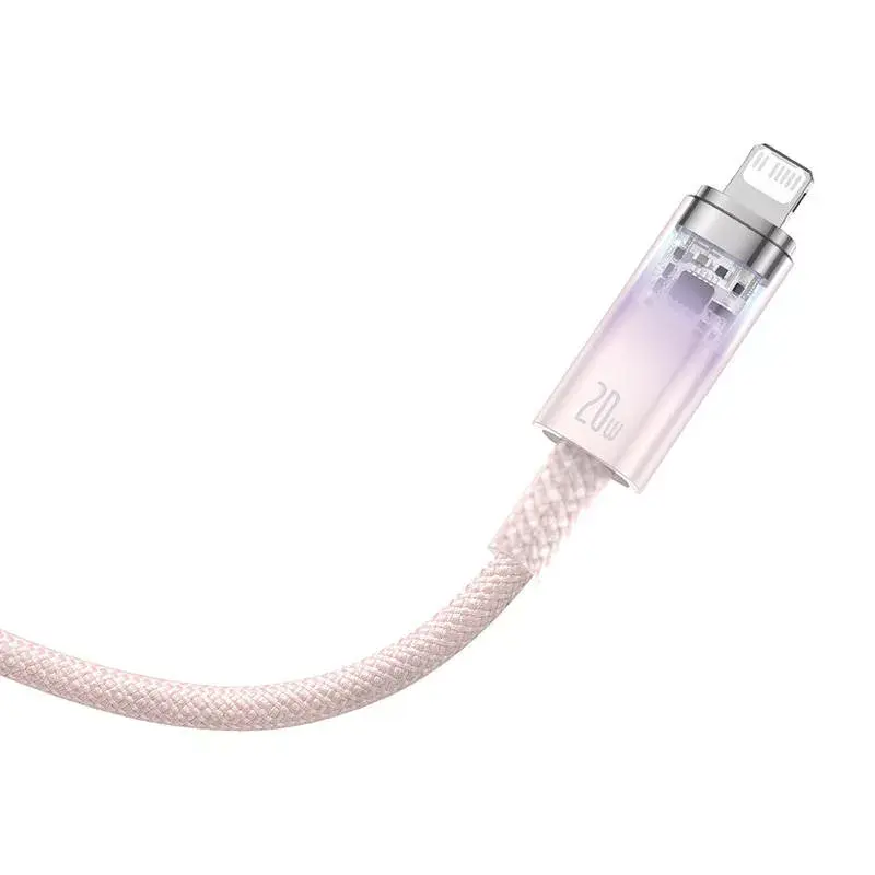 Кабель быстрой зарядки Baseus USB-A на Lightning 2м розовый Photo 6