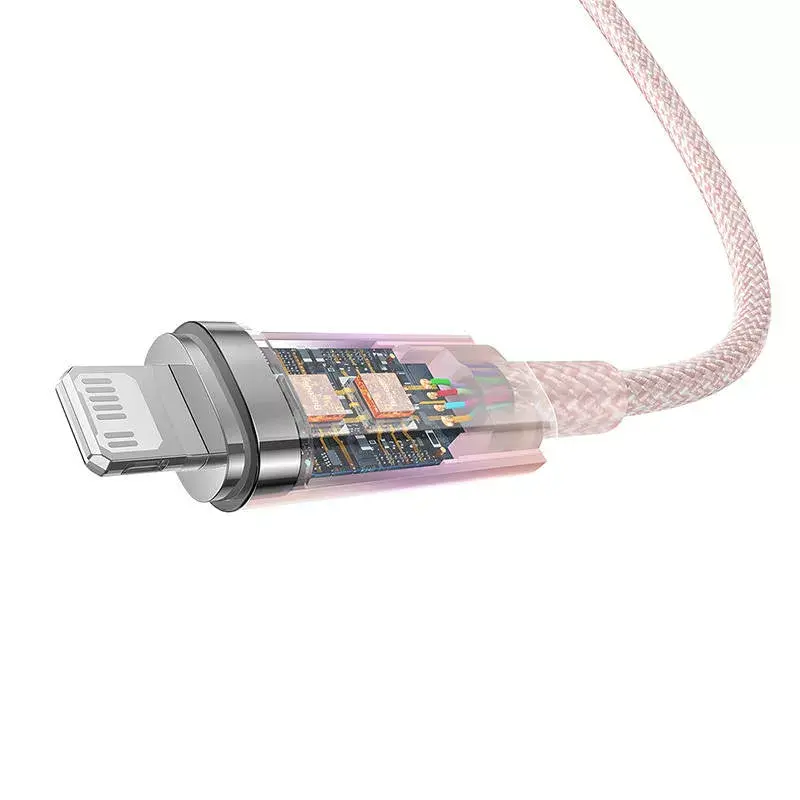 Кабель быстрой зарядки Baseus USB-A на Lightning 2м розовый Photo 7