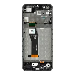 LCD Display with Touch and Front Cover for Motorola E13 (Service Pack, replacement assembly)