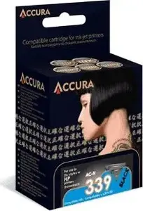 Ink cartridge Accura HP No. 339 (C8767EE) black, compatible HP printers