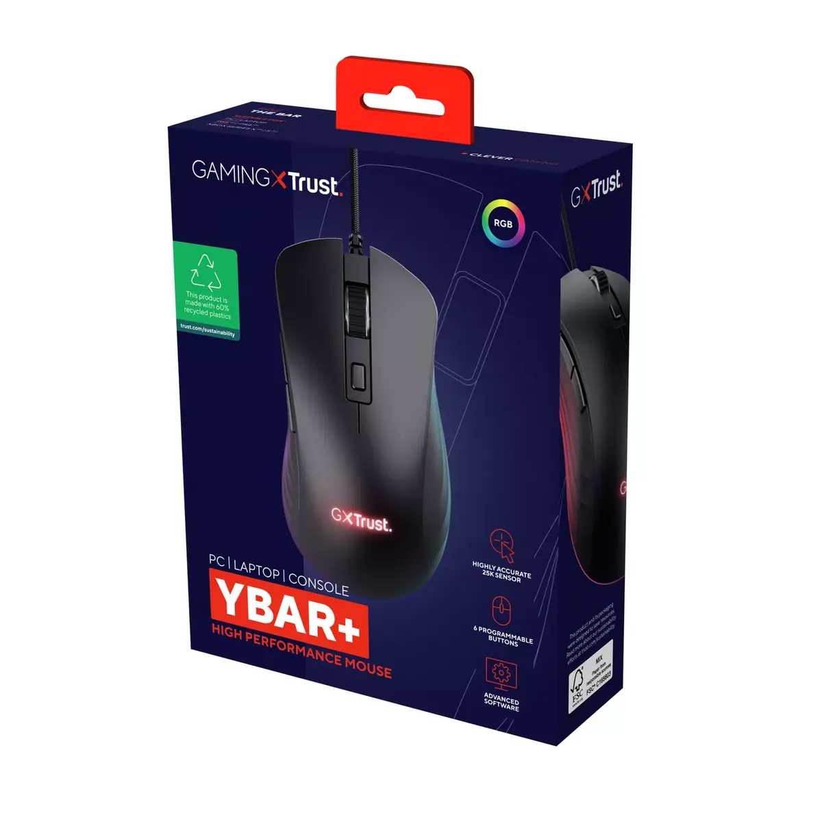 Мышь Trust GXT924 YBAR+ Photo 5