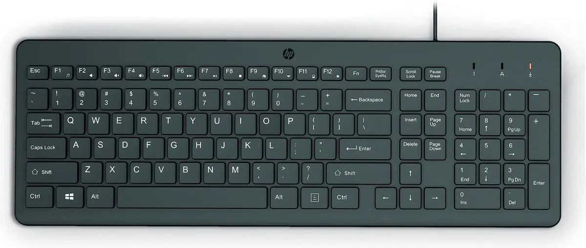 HP 150 vadu pilna izmēra tastatūra