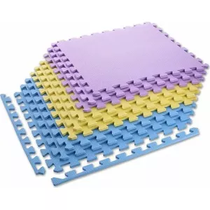 One Fitness aizsargpaklājiņš MP10 180 cm x 180 cm x 1 cm daudzkrāsains