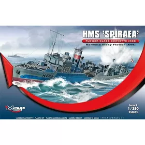 Scale model ship Mirage HMS Spiraea K08 — Flower-class corvette plastic kit