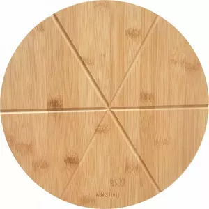 Bamboo serving and cutting board KingHoff KH-1565 — rectangular wooden board for chopping and serving