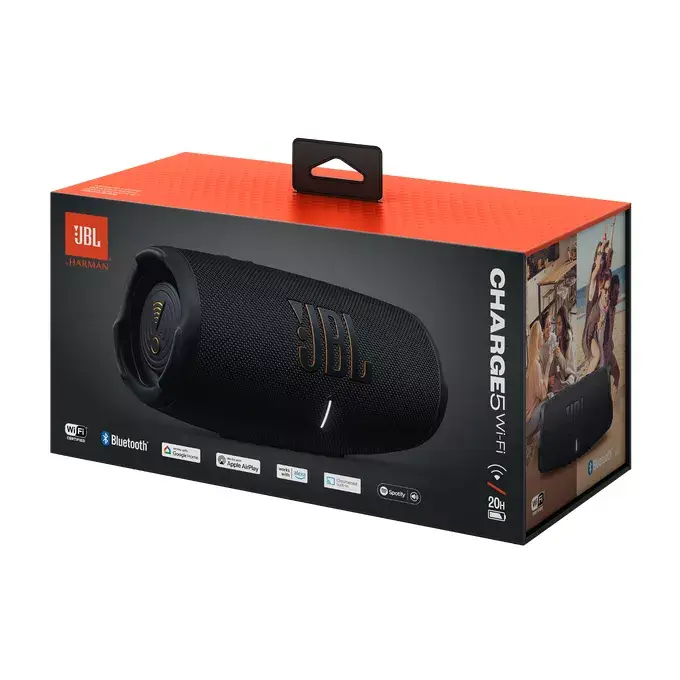 Skaļrunis JBL Charge 5 Wi-Fi JBLCHARGE5WIFIBLK Photo 7