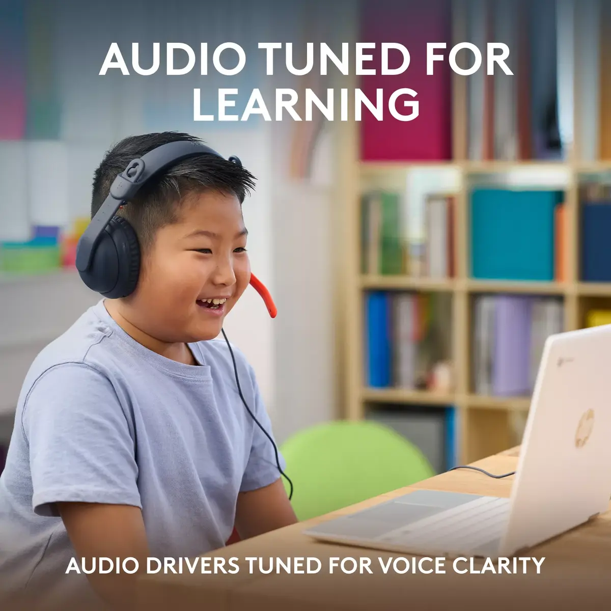 Наушники Logitech Zone Learn Over Ear 3.5mm AUX Photo 8