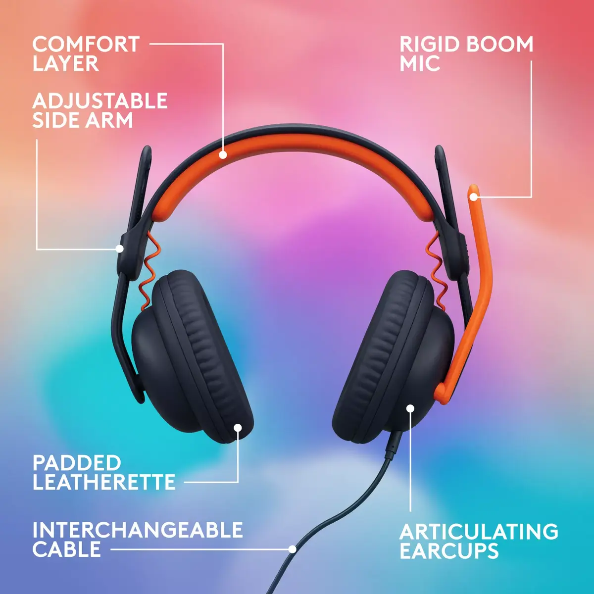 Наушники Logitech Zone Learn Over Ear 3.5mm AUX Photo 10