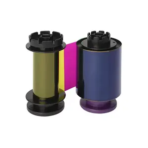 Printer Ribbon Evolis RT4F010EAA Black Cyan Magenta Yellow