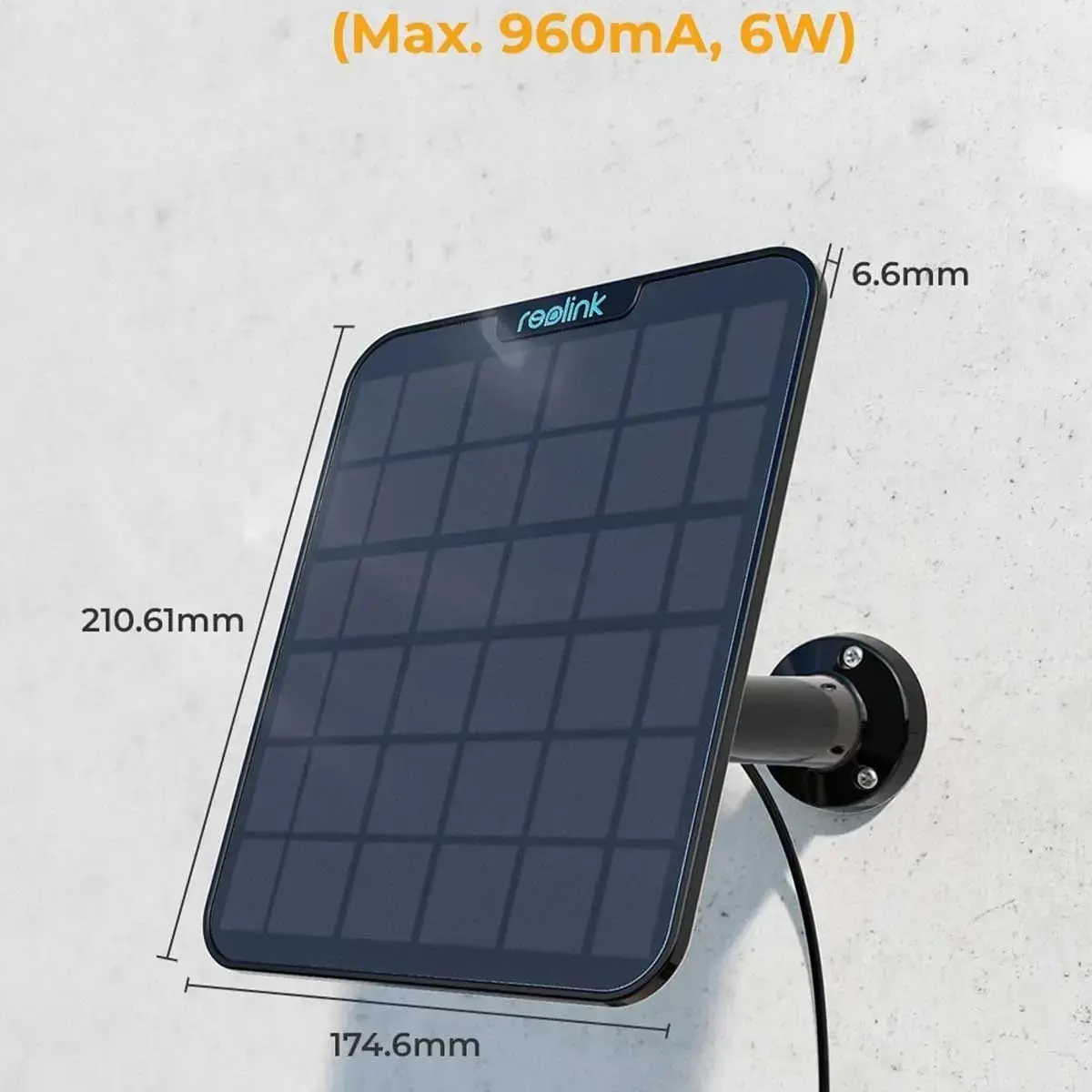 Reolink Solar Panel 2 — 5.8 Вт 6 В уличная панель Photo 3