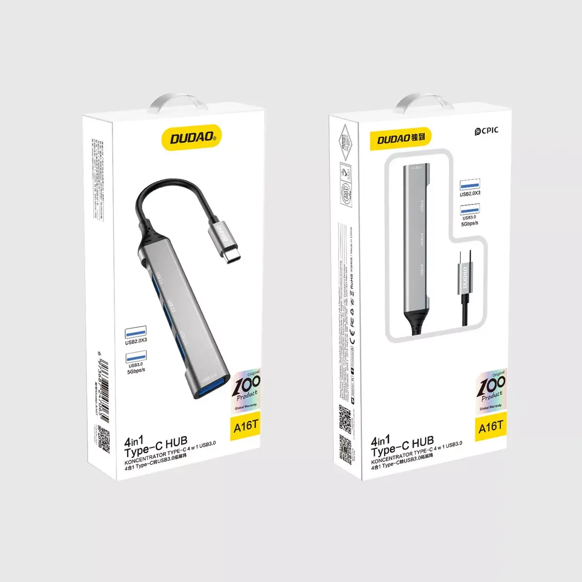 DUDAO A16T 4-in-4 USB-C Hub Photo 2