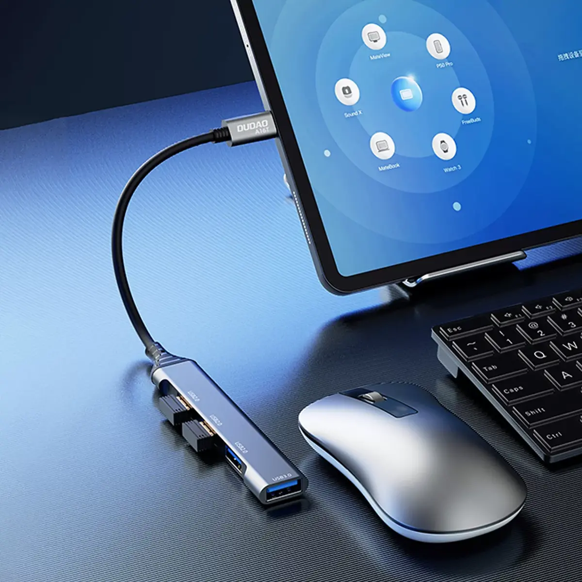 DUDAO A16T 4-in-4 USB-C Hub Photo 5