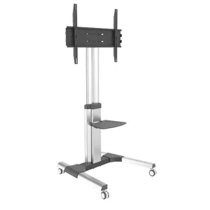 Techly Floor Stand with Shelf Trolley TV LCD/LED/Plasma 50-92" 70 kg capacity