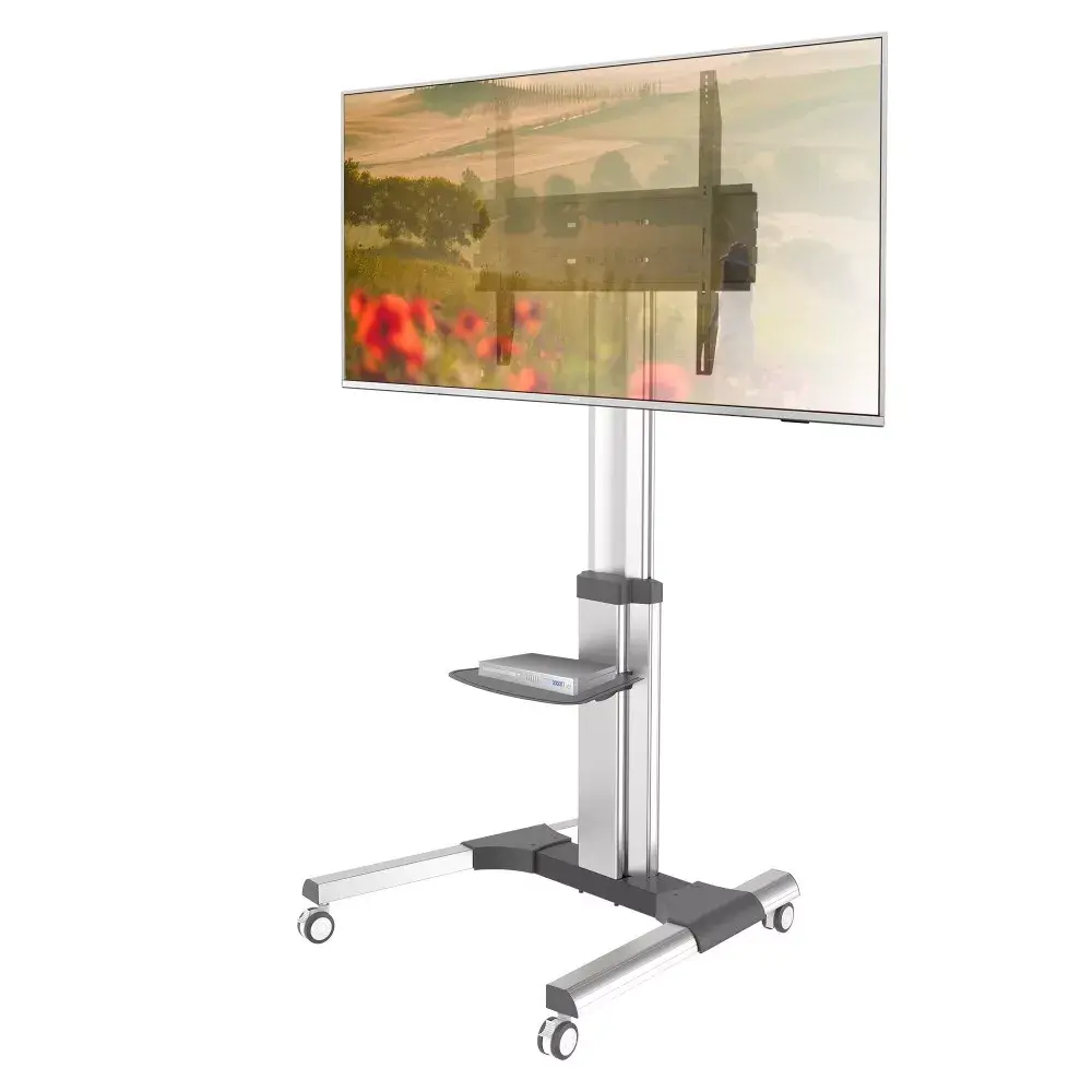 Techly Floor Stand with Shelf Trolley TV LCD/LED/Plasma 50-92" Photo 2