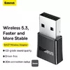Baseus BA07 Mini Bluetooth адаптер для ПК, USB 5.3 беспроводной Bluetooth Dongle приемник - черный Photo 3