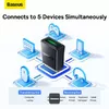 Baseus BA07 Mini Bluetooth адаптер для ПК, USB 5.3 беспроводной Bluetooth Dongle приемник - черный Photo 7