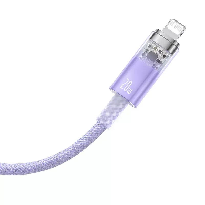 Baseus ātrās uzlādes kabelis USB-C uz Lightning 2m, 20W Photo 5