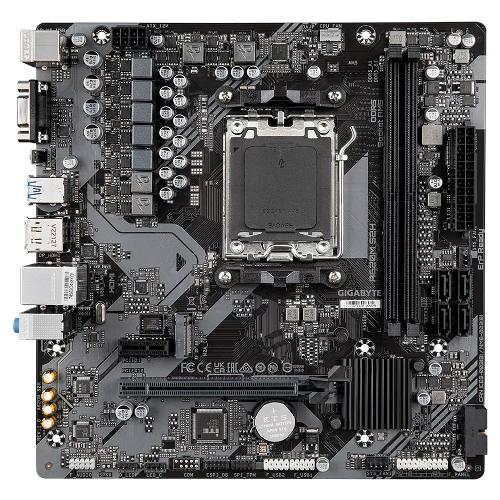 Mātesplate GIGABYTE A620M S2H, A620 Photo 2