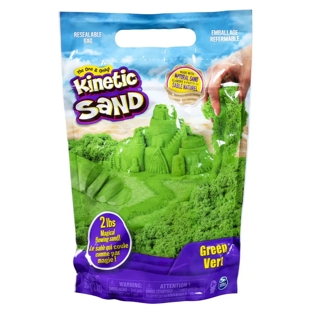Kinetic Sand Spinmaster Blue 2 lb Photo 6