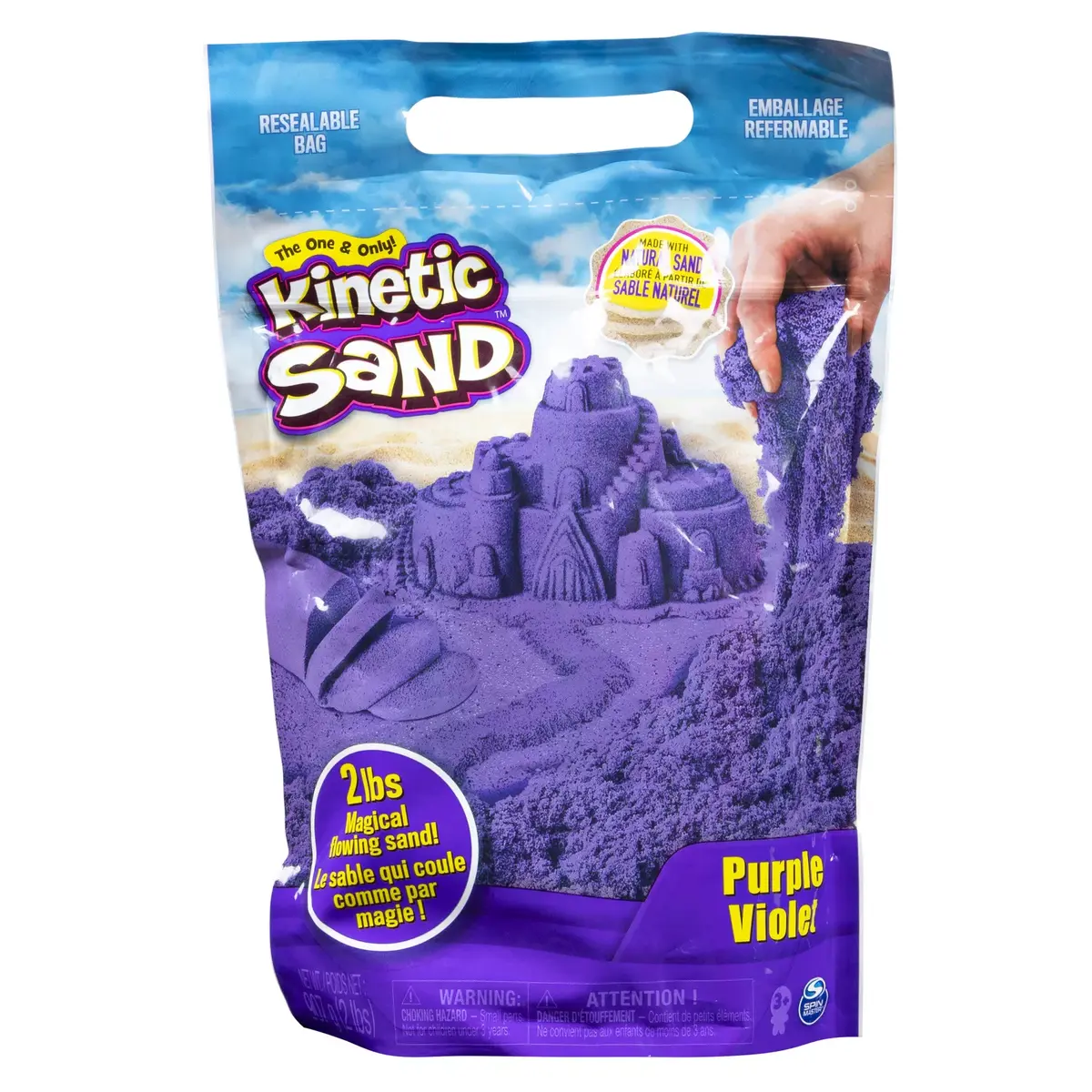 Kinetic Sand Spinmaster Blue 2 lb Photo 7