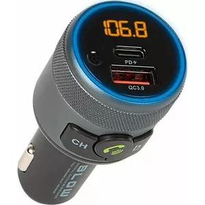 FM raidītājs BLOW 19916 ar Bluetooth 5.1 un QC3.0 autoulādētāju