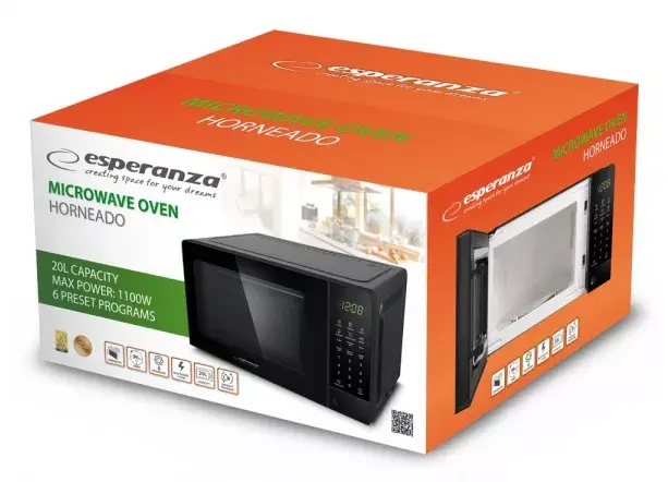 Solo microwave ESPERANZA EKO009 — 700 W, 20 L Photo 2